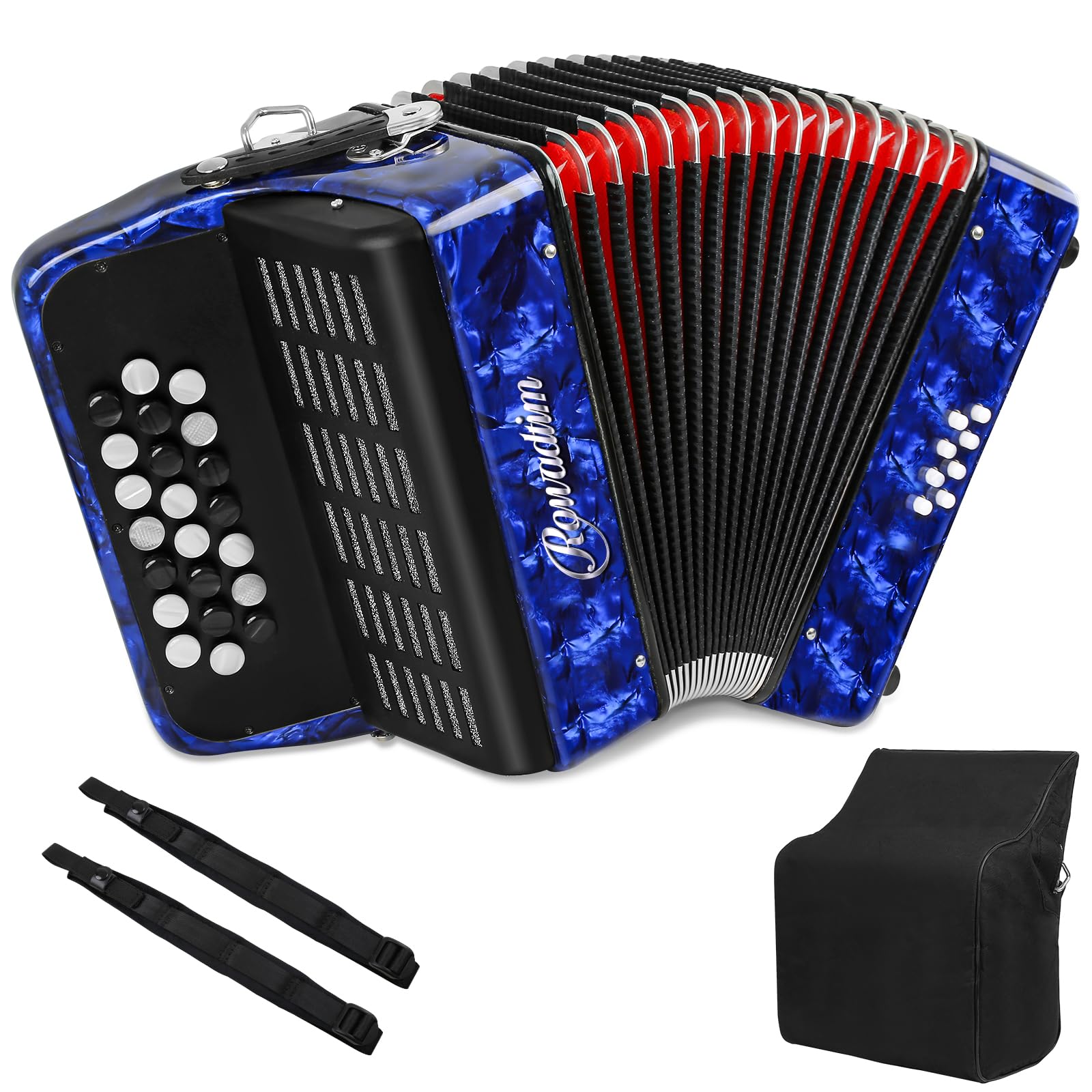 NOsWEA　accordion_saifu Amazon.com: Accordions,22 keys Accordion,8 Bass Student Piano